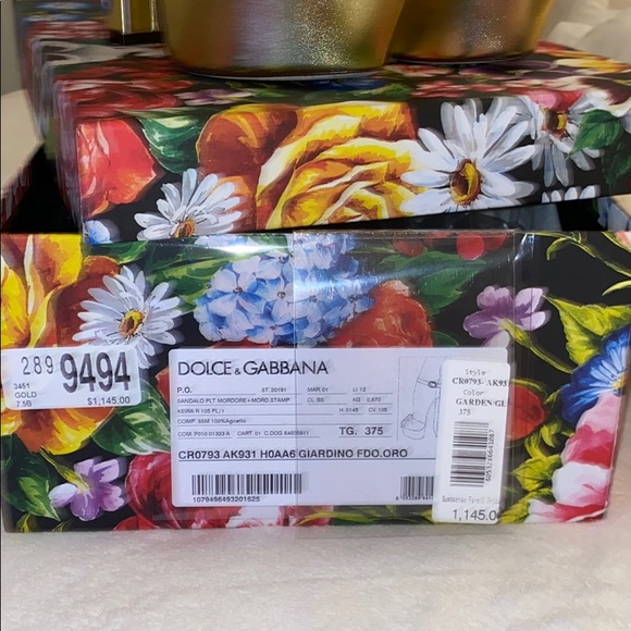 Beautiful dolce gabbana gold plataforma 😍 - Picture 3 of 6